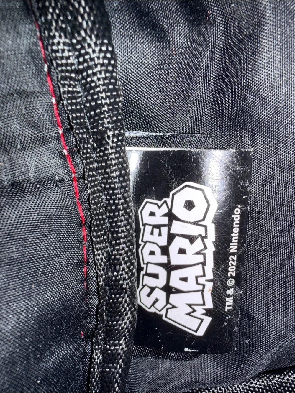 Bioworld Super Mario Icon Patches Embossed Mini Backpack.
